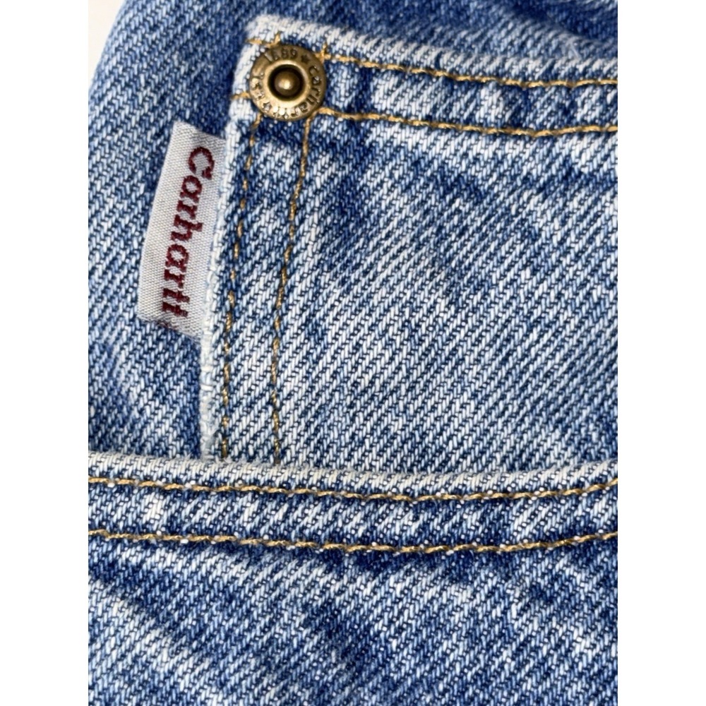 VTG Carhartt - Men's Size 32 Blue Denim Faded Distressed Broken In Jeans No Tag - Picture 8 of 16
